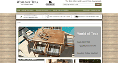 Desktop Screenshot of barlow.worldofteak.co.uk